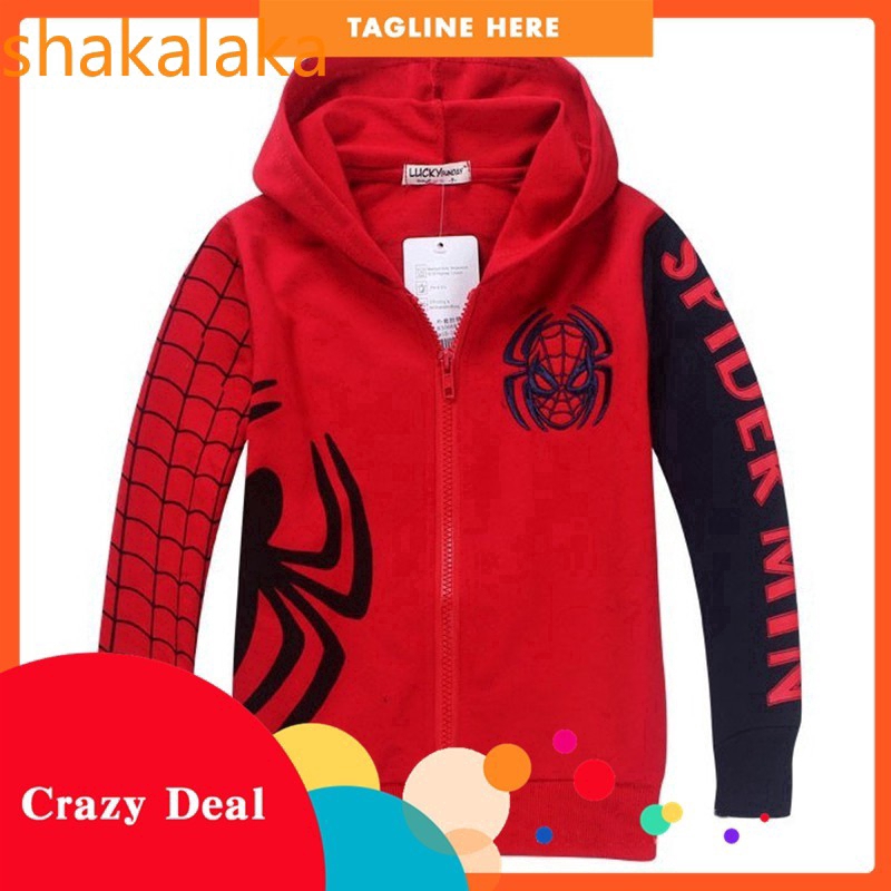 girls spiderman hoodie