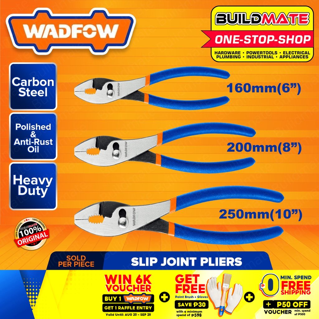 WADFOW Slip Joint Pliers 6" Inch 8" Inch 10" Inch [SOLD PER PIECE