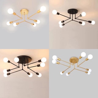 COD Fast Delivery New modern exquisite pendant 220V E27 led wrought iron pendant living room
