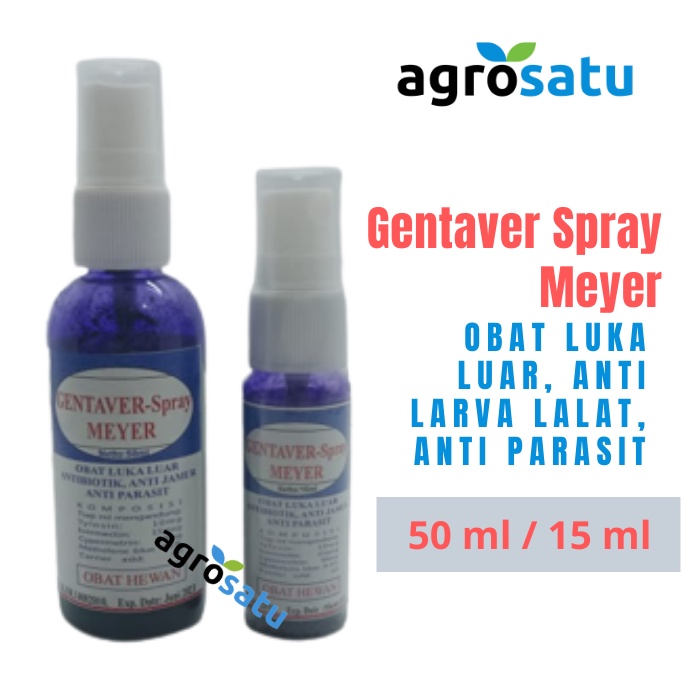 Gentaver Spray Meyer Antibiotic Wounds Outside Anti Fungus Parasite