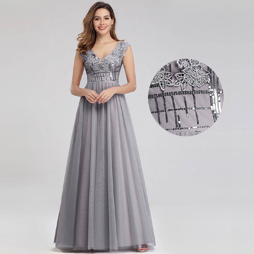 elegant gray dresses