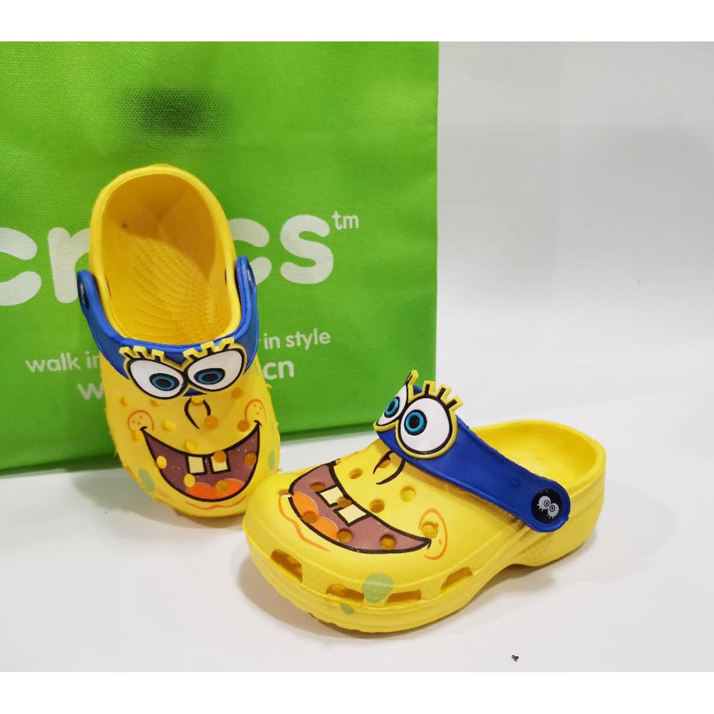 spongebob crocs mens