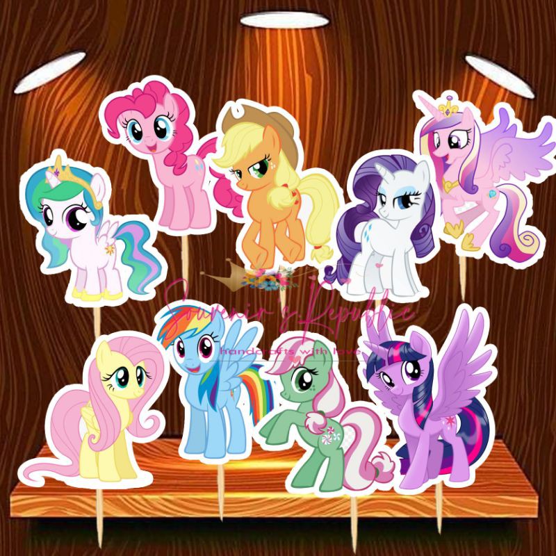 Little Pony Cupcake Topper Shopee Philippines