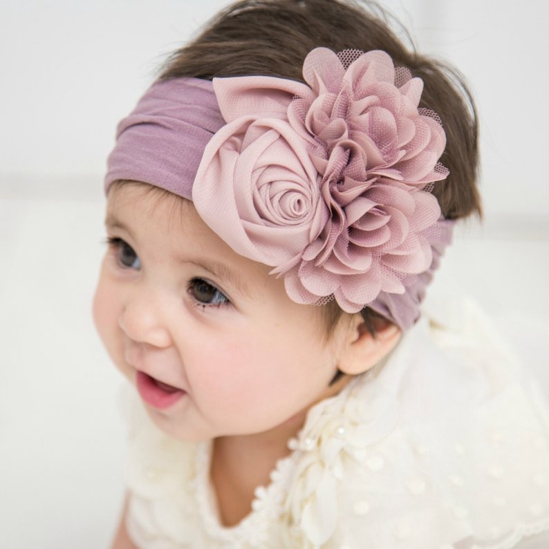 satin baby headbands