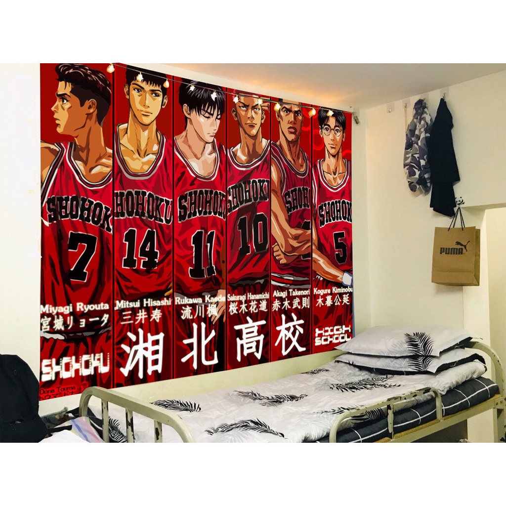 Slam Dunk Hand Hanging Cloth Cartoon Anime Background Cloth Northern Shopee Philippines