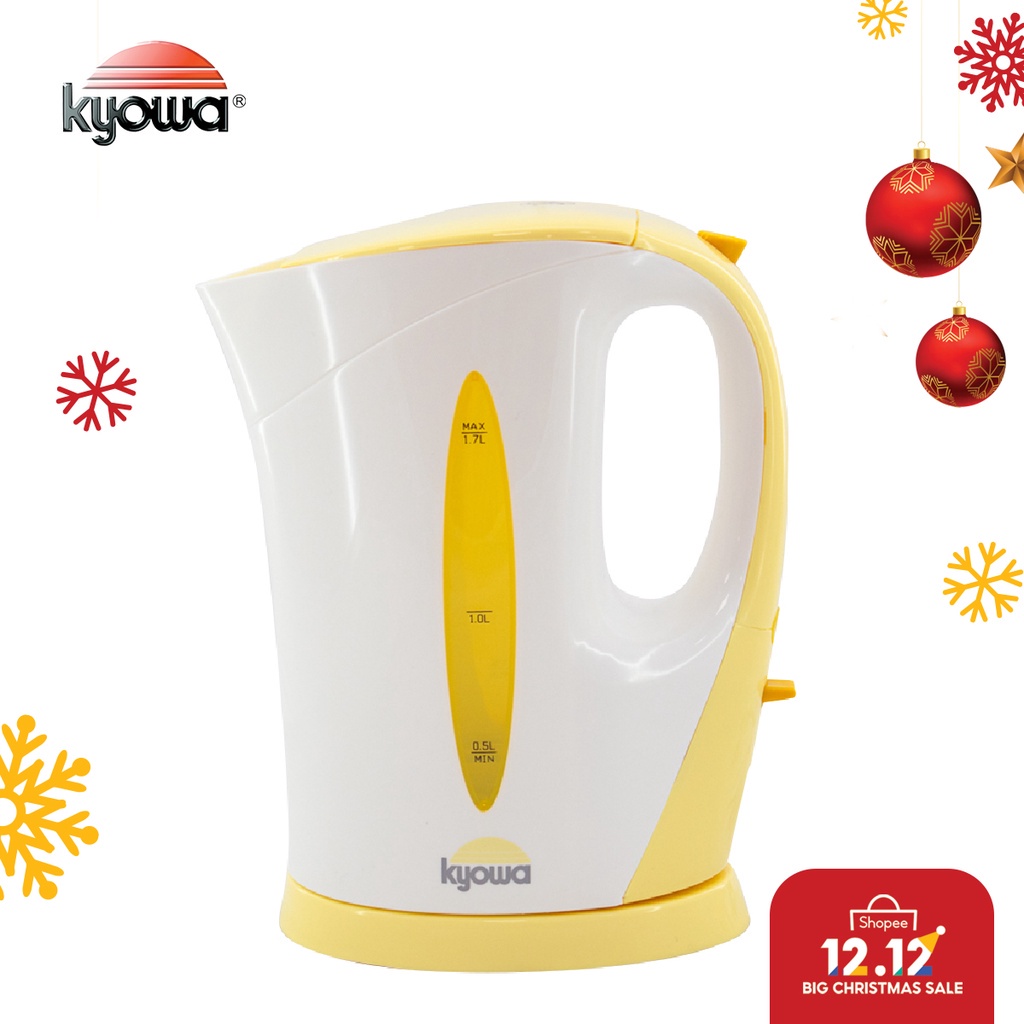 Kyowa Electric Kettle 1.7L (Yellow) KW1312 Shopee Philippines