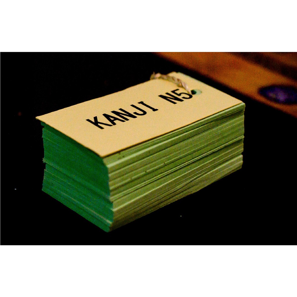 JLPT N5 Flashcards Kanji Shopee Philippines