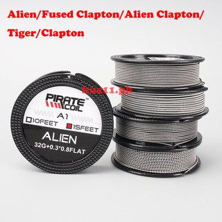 LifeMods Fused Clapton Heat Resistant A1 Wire spool AWG 26/32 gauge 15 feet/roll