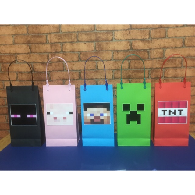 Minecraft Loot Bag (10pcs/pack and 15/pack) Shopee Philippines