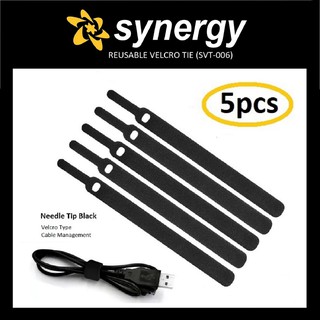 Synergy Cable Tie Nylon Velcro Needle Tip 5pcs (SVT-006)