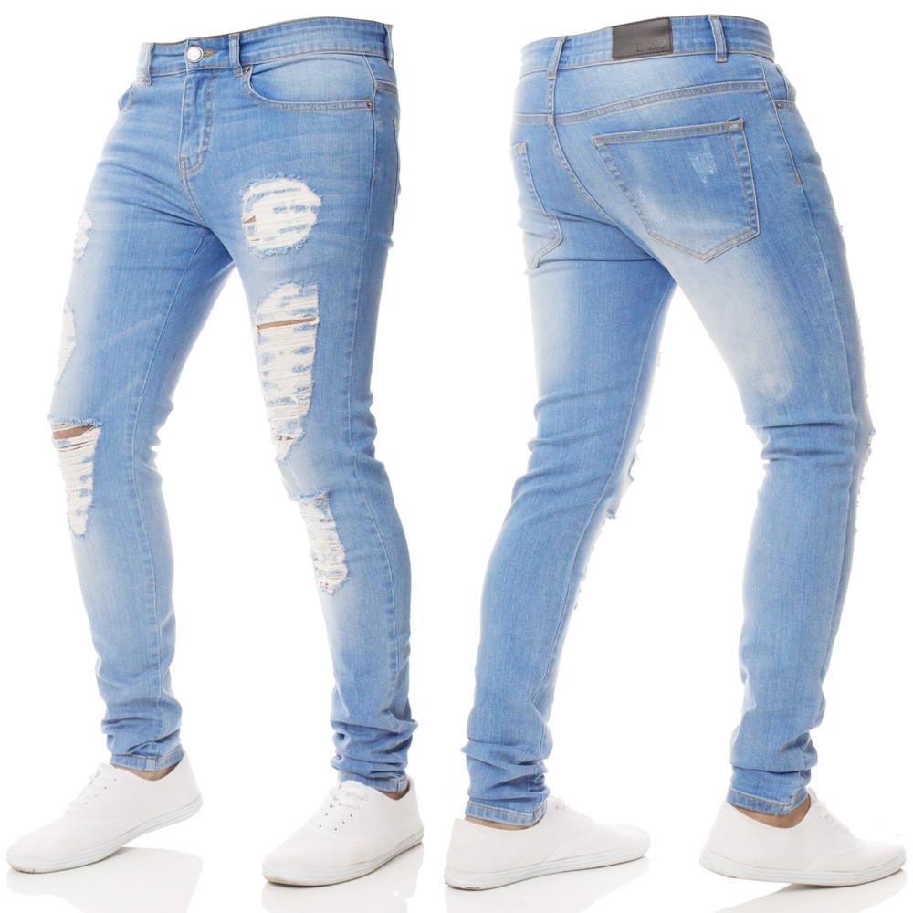 zipper denim jeans