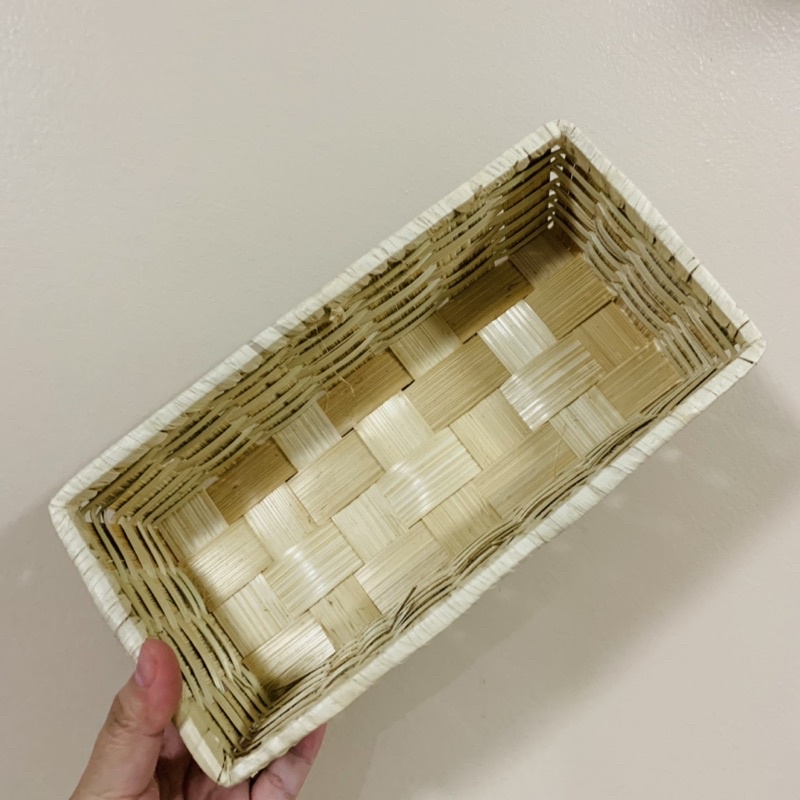 Montessori Rectangular Basket - Native Woven Baskets | Shopee Philippines