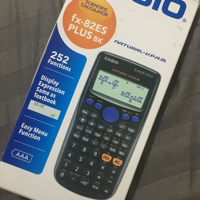 Casio calculator fx82ES bk | Shopee Philippines