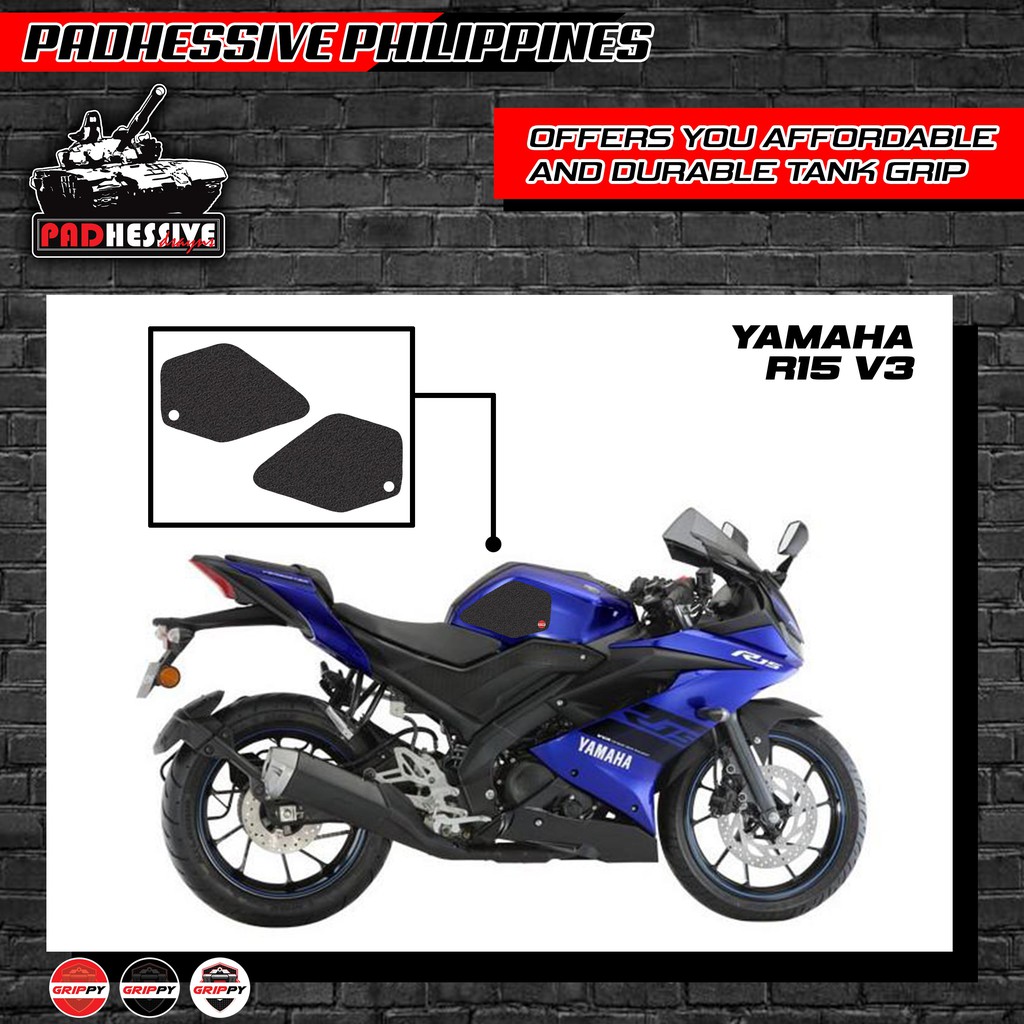 free shipping COD YAMAHA R15 V3 TANK GRIP, TANKGRIP, MOTO, GAS, TANK