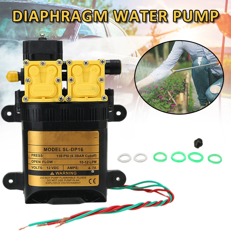 High power dual core DC12V 130PSI 1012L/Min Electric Diaphragm Water