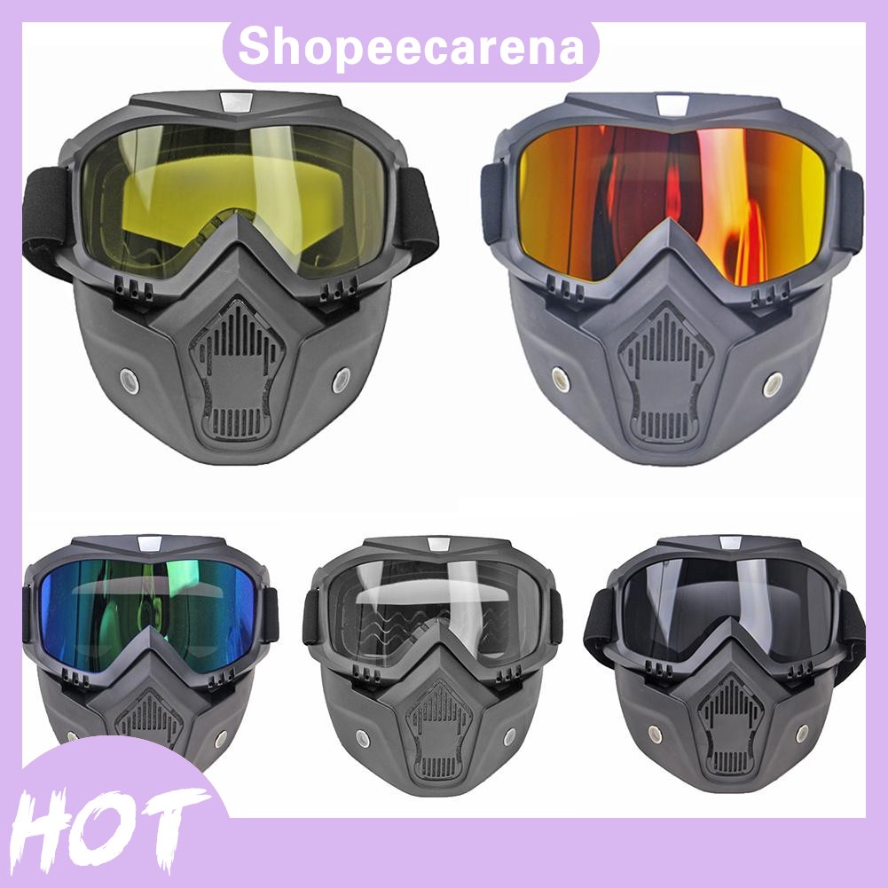 off road helmet goggles