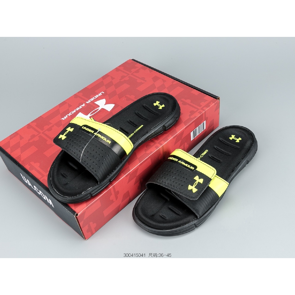 under armour memory foam flip flops