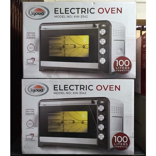 Kyowa Electric Oven Large Oven 100 Liters Stainless Steel Body (KW