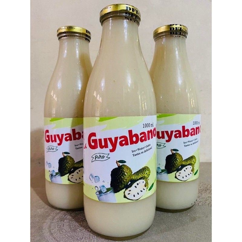 La Guyabano Fruit Juice Concentrate La Guyabano Puro Organic Juice 1000ml Shopee Philippines