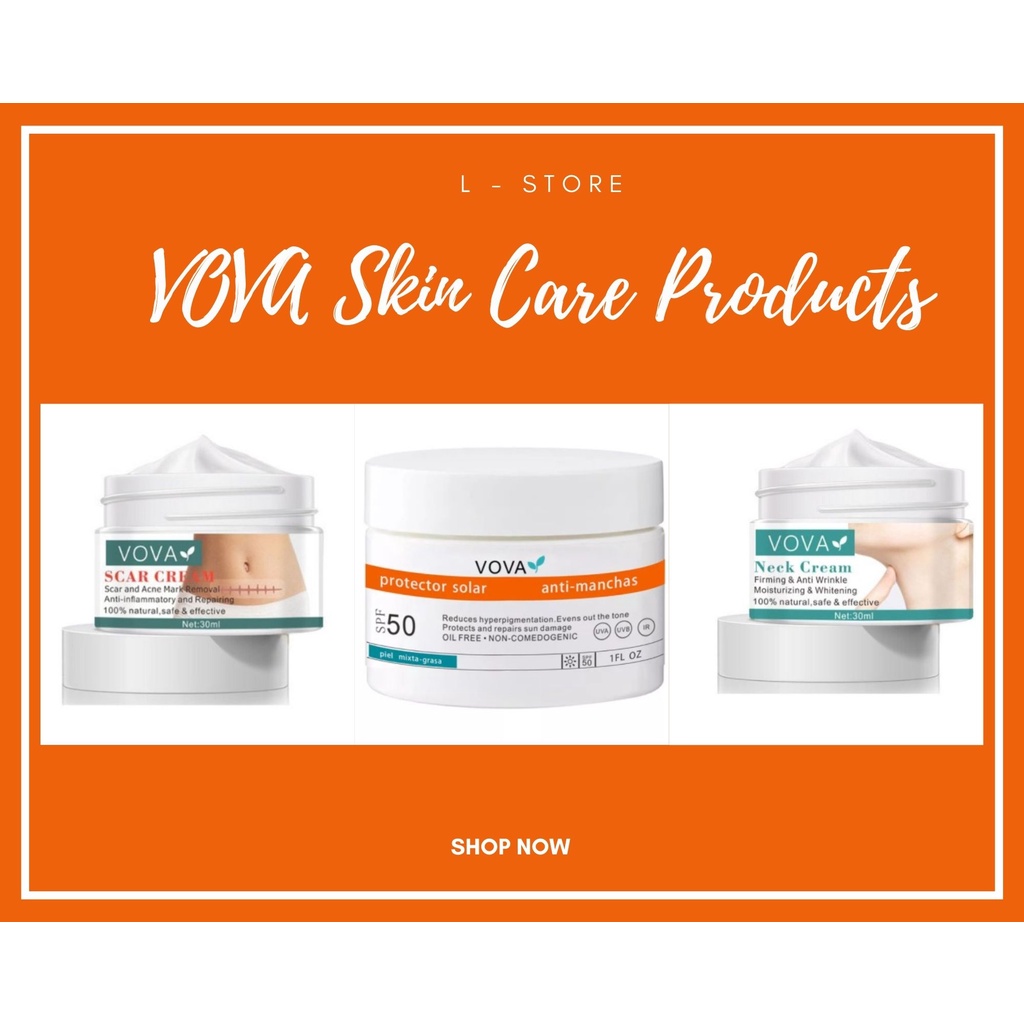 [LS] Vova Skin Care Products Scar Cream, Sun Protection and Neck Cream