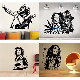 Bob Marley One Love Reggae Music Rasta Peace Vinyl Decal Wall Art Sticker Home Decor Art Mural Removable #1