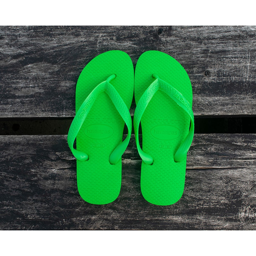 green havaianas flip flops