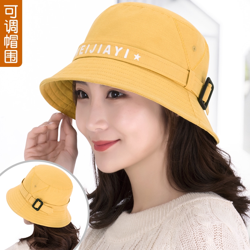 pale yellow bucket hat