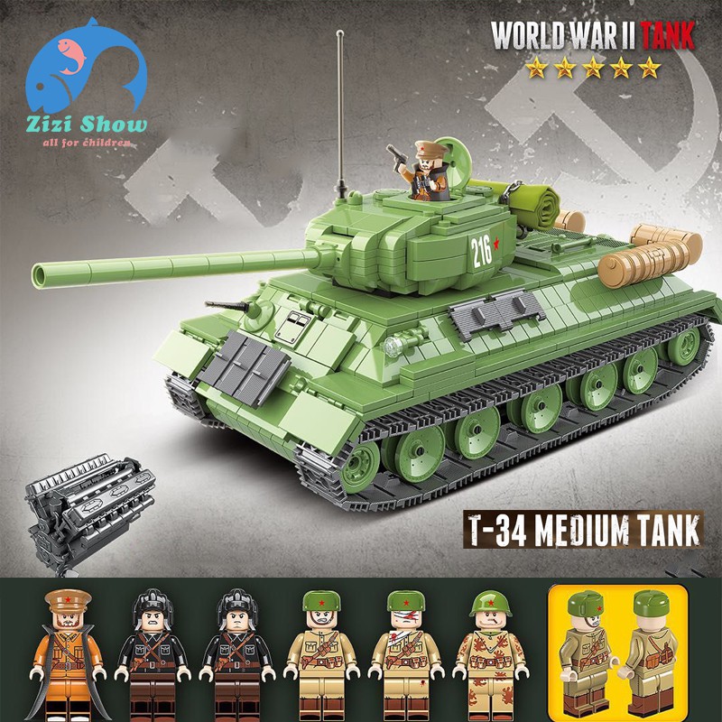 t 34 tank lego