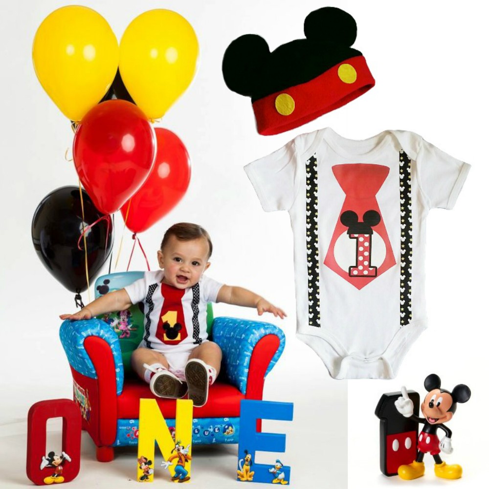 Mickey inspired Mister ONEderful Baby Onesie\u00ae 1st Birthday Onesie