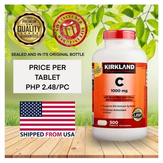 Kirkland Vitamin C with Rosehip 1000mg from USA Expiry January 2026