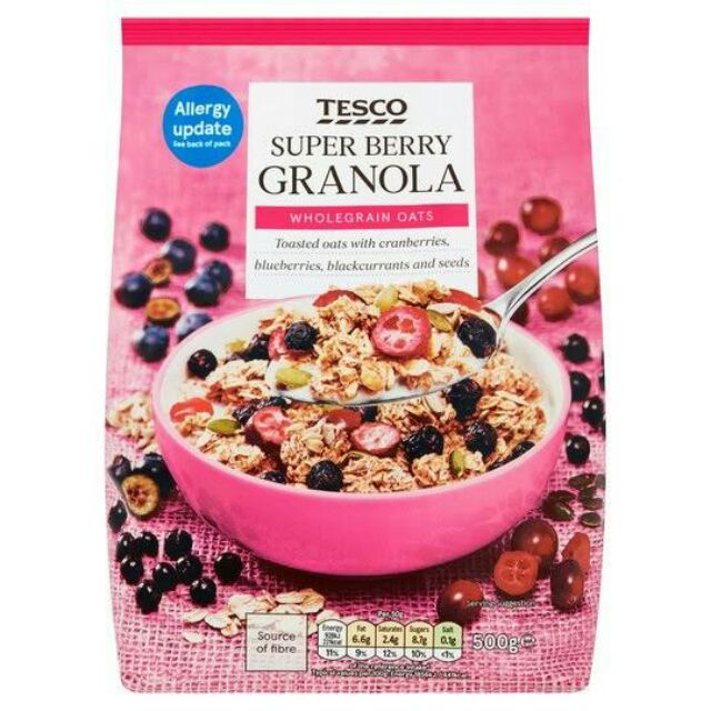 Tesco Super Berry Granola ( UK) Shopee Philippines