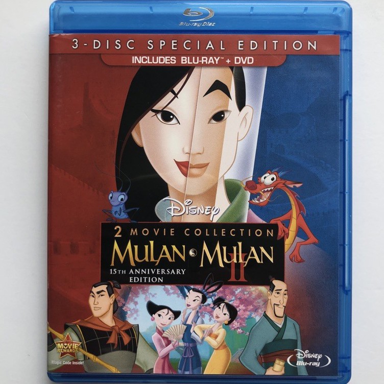 Mulan & Mulan II Blu-ray (2-Movie Collection, 3-Disc Special Edition ...