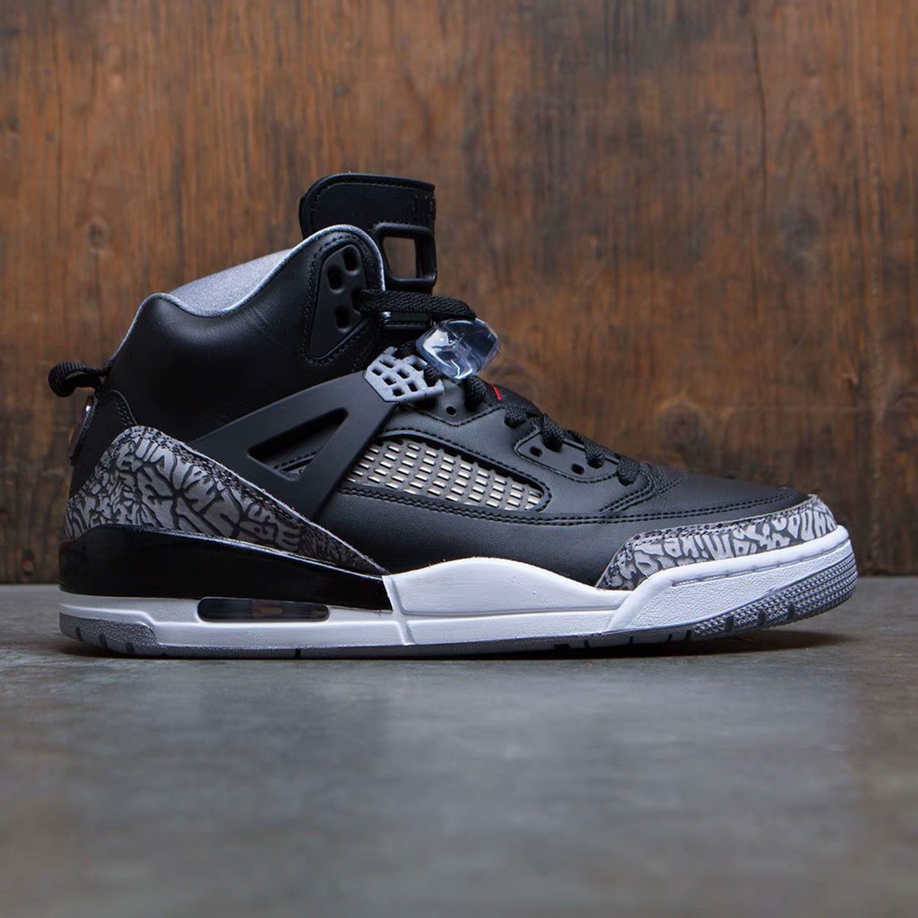 nike air jordan spizike black cement