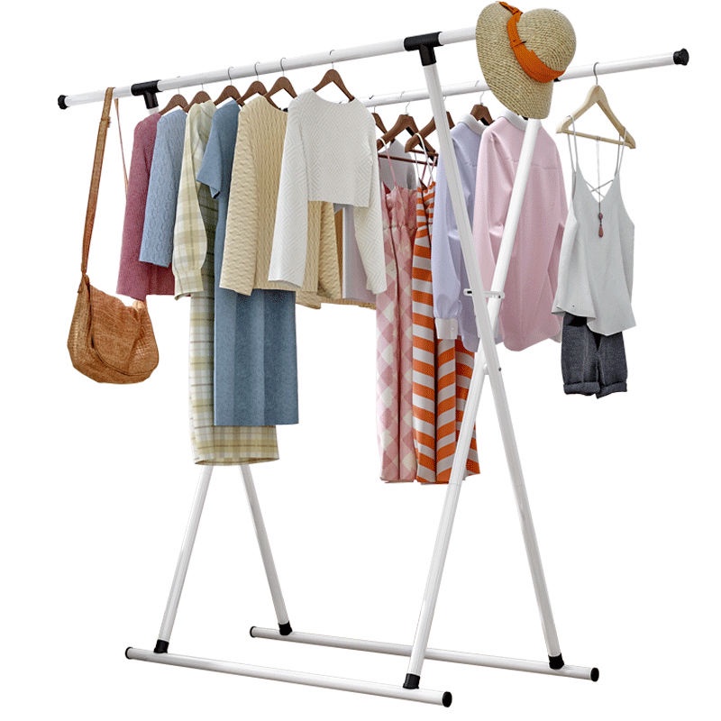 home lifeDYH Drying rack outdoor floor-to-ceiling folding clothes ...
