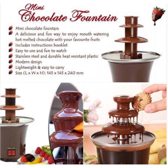 MINI CHOCOLATE FOUNTAIN Shopee Philippines