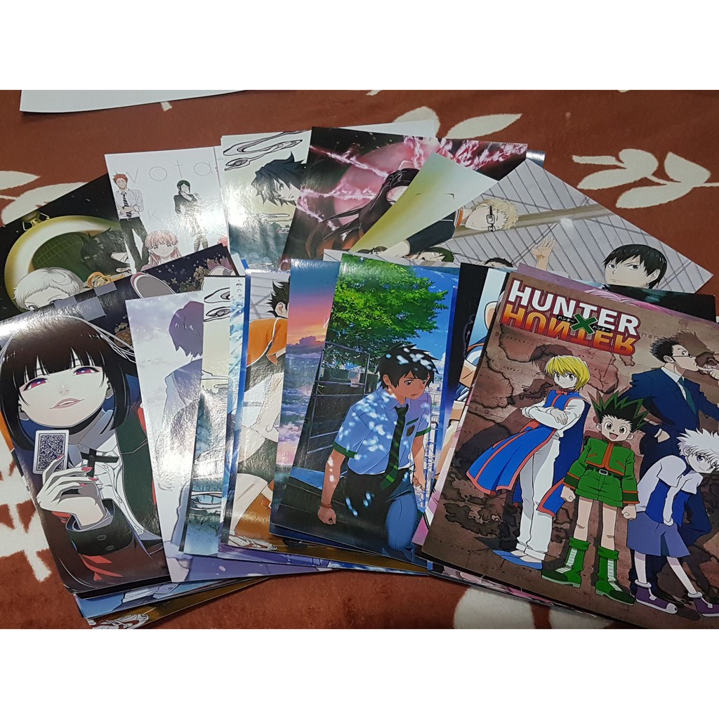 Custom / Bulk A4 Size Anime Posters 15 pesos each poster | Shopee  Philippines