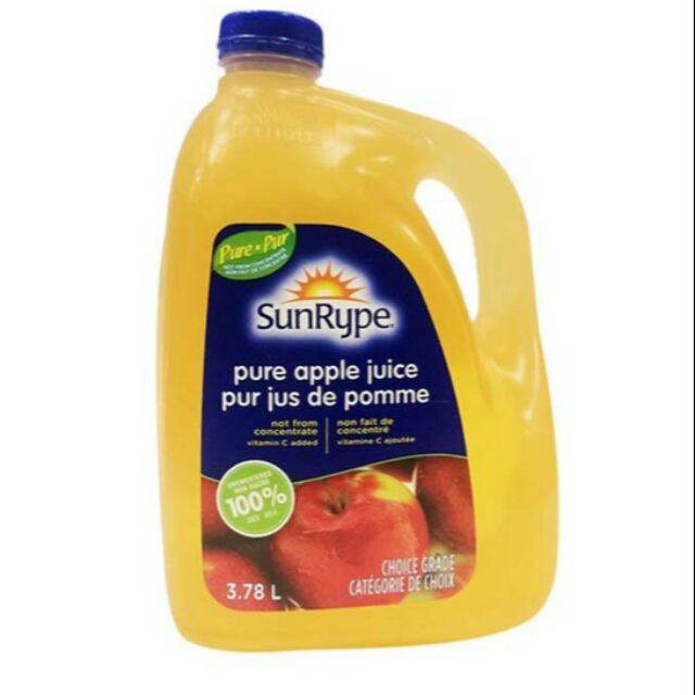 Sunrype pure apple juice 3.78L Shopee Philippines