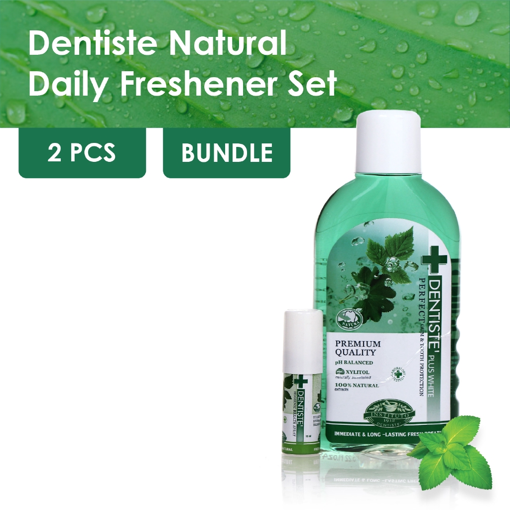 Dentiste Daily Breath Freshener Oral Rinse Mouth Wash, 450ml with