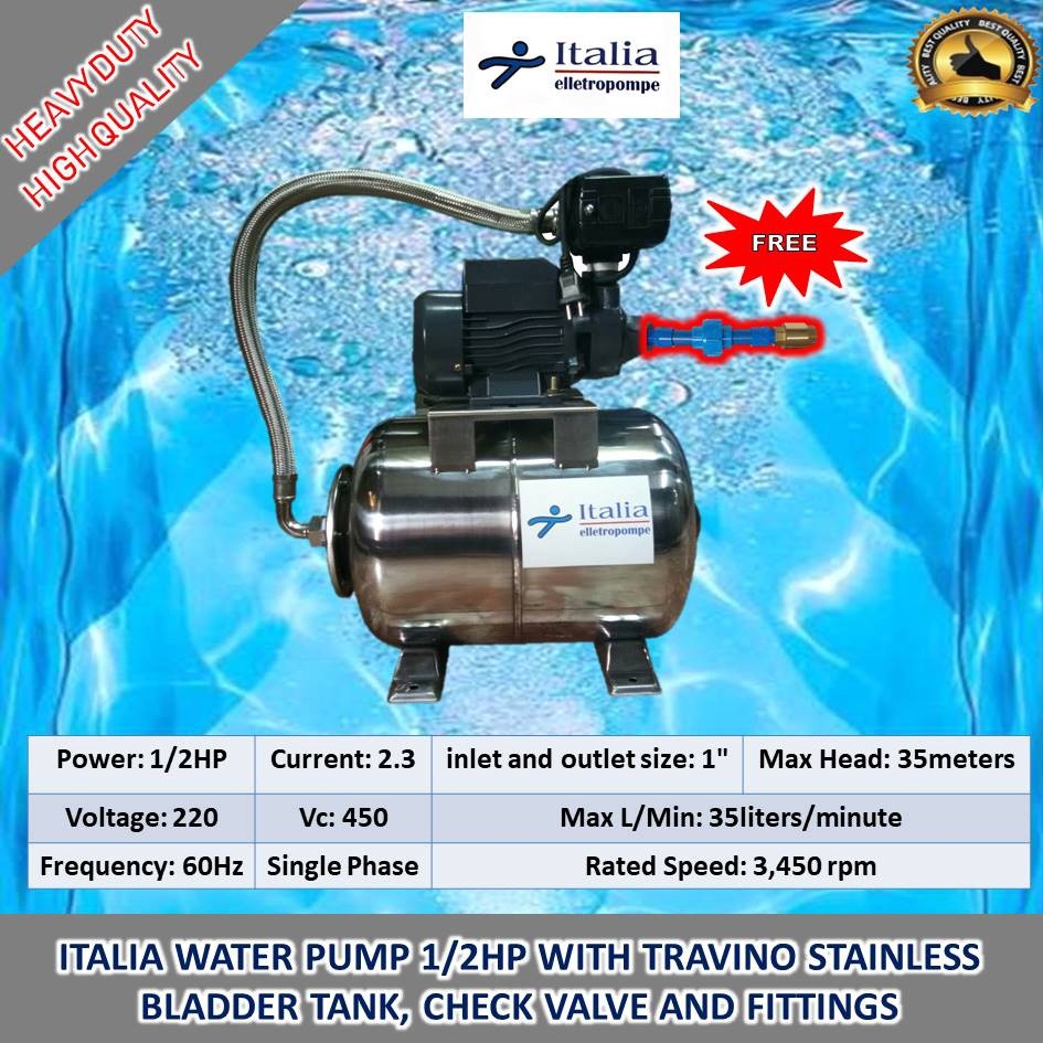 travino bladder tank