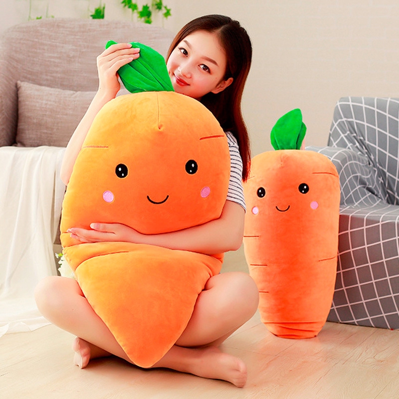 stuffed carrot toy