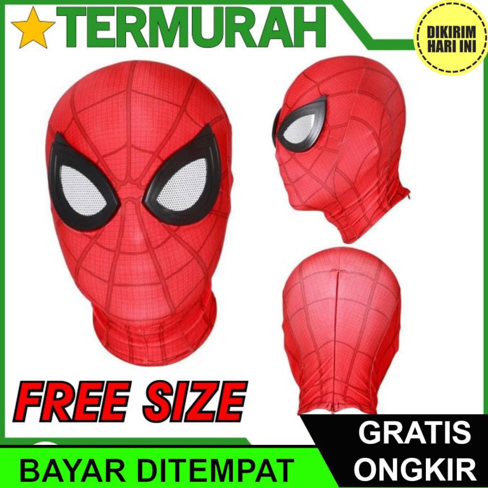 Pay For Place) Jh659 Spiderman Mask Fabric Material New Mask Spider Man  (Pay For Place) | Shopee Philippines