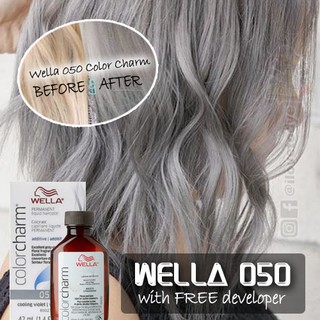T18 Lightest Ash Blonde Wella With 100ml Generic Developer