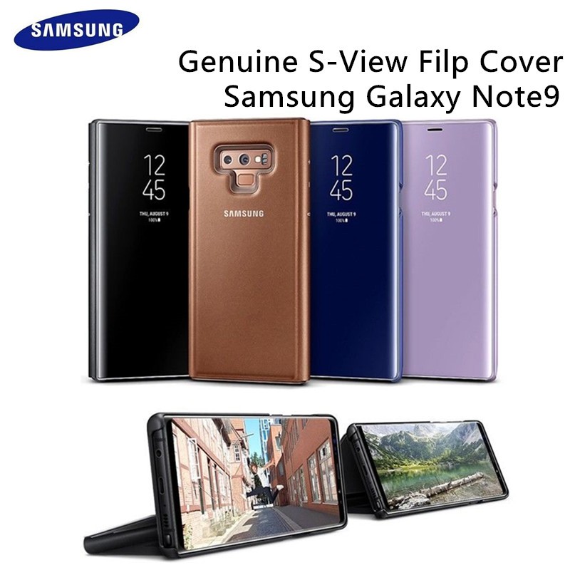 Original Samsung Galaxy Note 9 Clear Smart View Flip Case M N9600 Ef