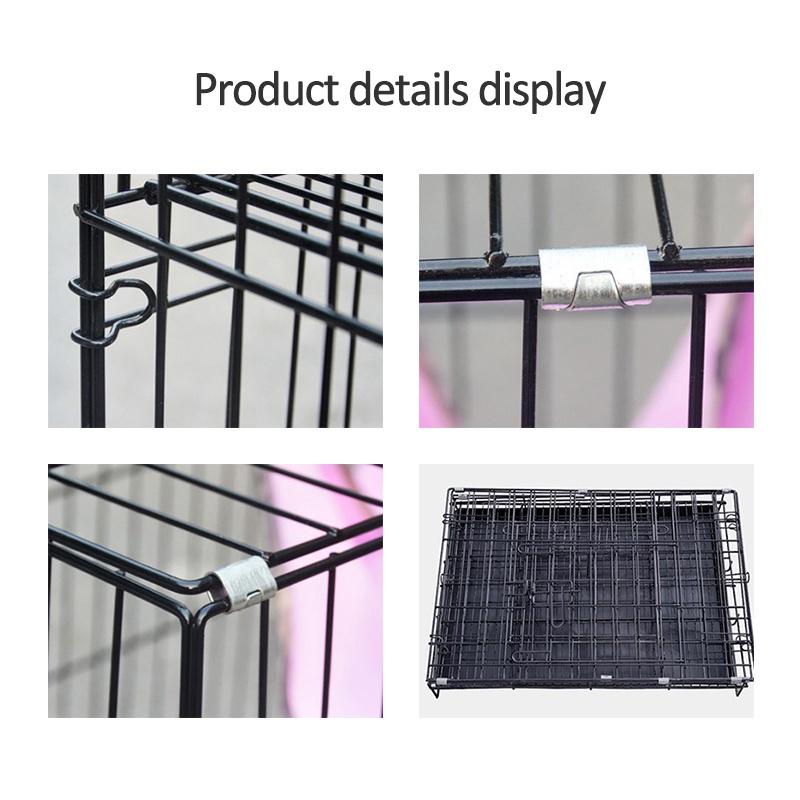 Cat Cage Collapsible 2/ 3 layers Cat Cage With Free Poop Tray Pet Cage Easy Assemble Kitten Cage #3