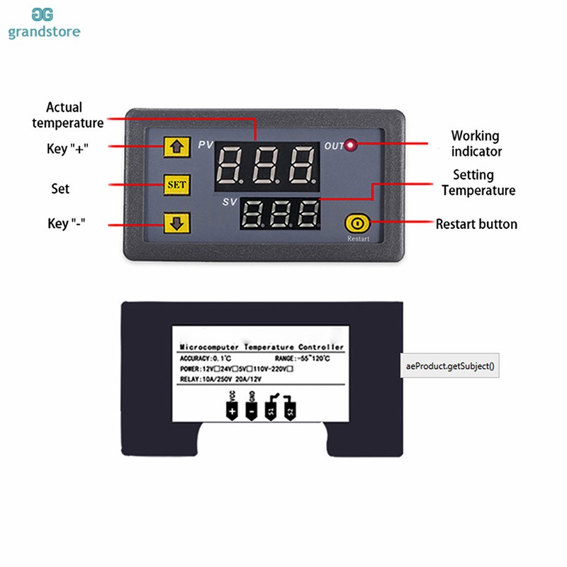 temperature controller working