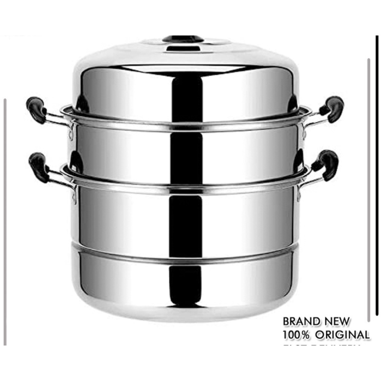 FW SHOP 3 Layers Steamer Stainless Steel Cooking Pots Shopee Philippines