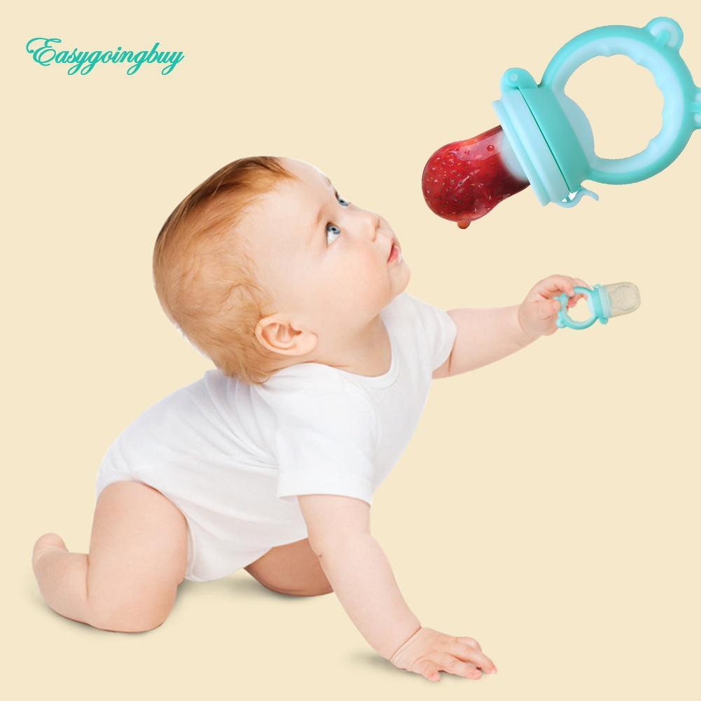 Pacifiers Soothers 10pcs Baby Fruit Feeder Net Bag Silicone Food