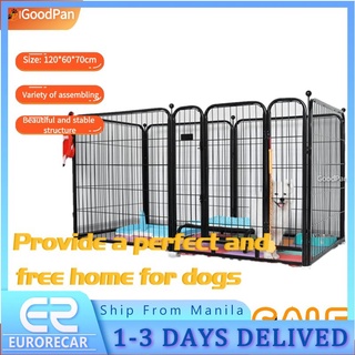 Adjustable Dog Cage Dog Fences Size 60x70cm x 6 pcs Dog Kennel Pet Fence Pet Cage
