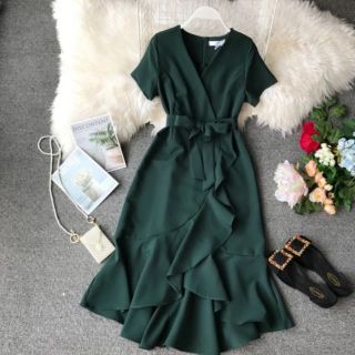 ruffle dress formal