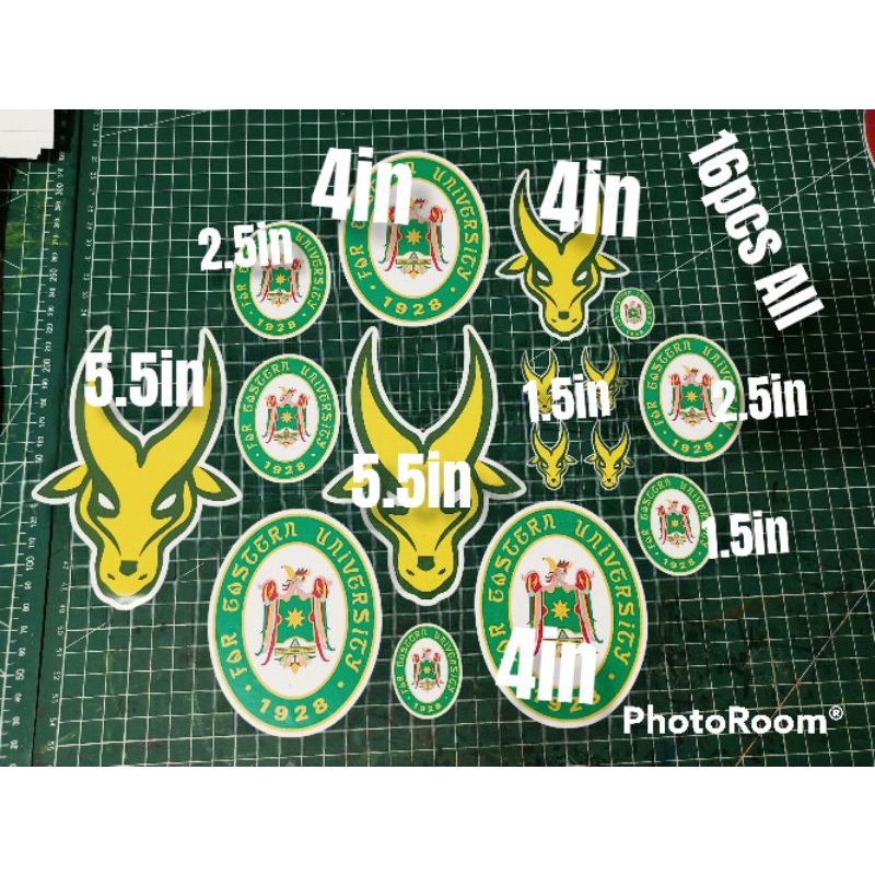 FEU FAR EASTERN UNIVERSITY LOGO STICKER VINY GLOSSY WATERPROOF OUTDOOR ...